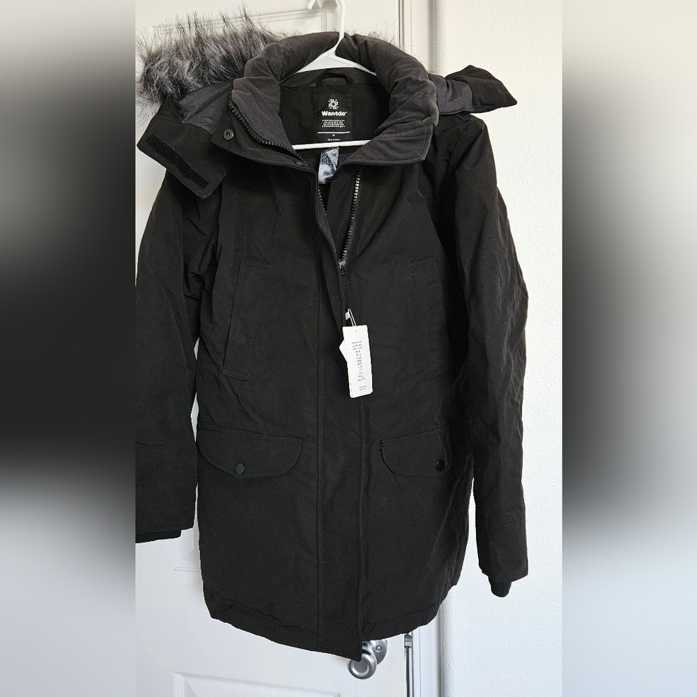 Wantdo wantdo Womens Waterproof Winter Coat Thicken Puffer Coats Rain Jacket